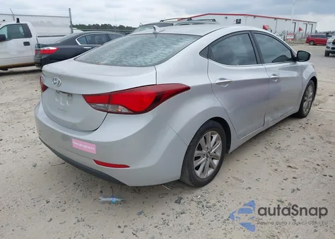 2015 Hyundai Elantra Se from USA, damaged, VIN KMHDH4AE4FU240161